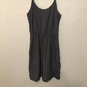 Old Navy Blk/Wh Patterned Dress | Size: M
